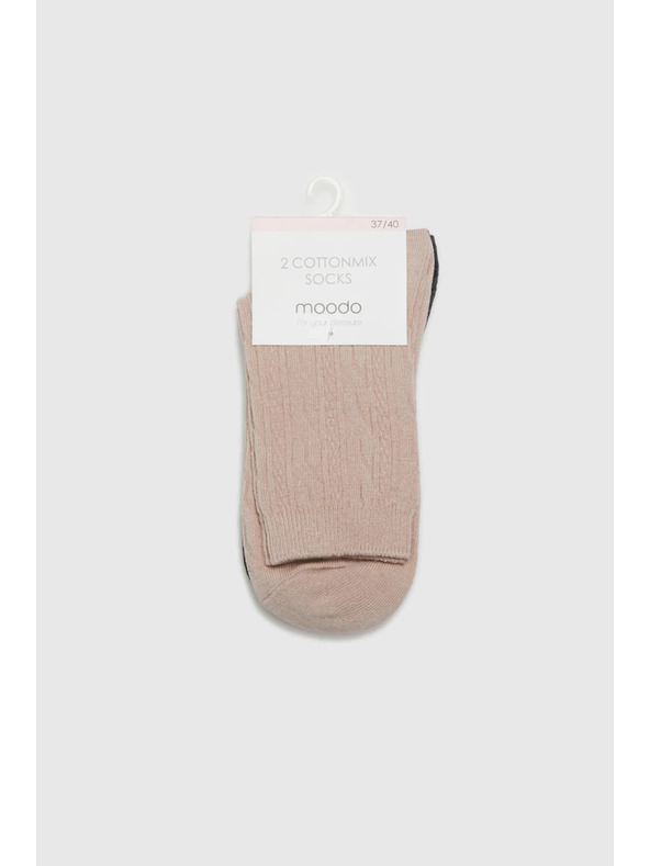 Moodo 2 darabos díszmintás zokni Moodo