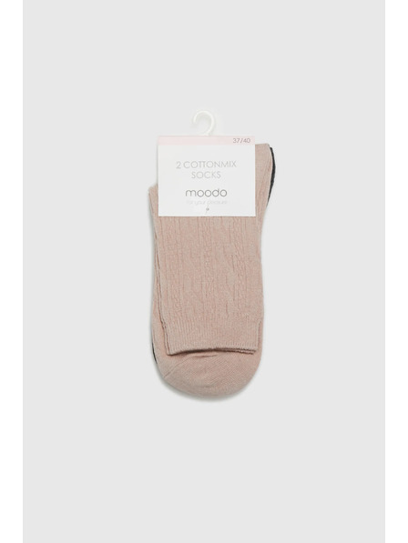 Moodo 2 darabos díszmintás zokni Moodo
