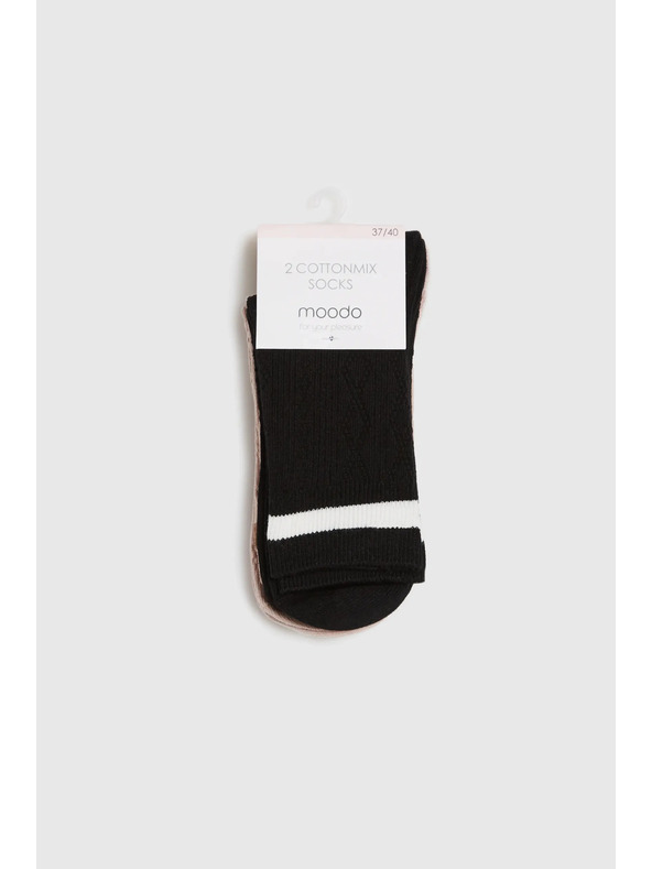 Moodo 2 darabos hosszú zokni Moodo