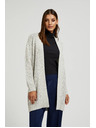 Moodo Bézs combközépig érő kardigán Moodo