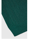 Moodo Viszkóz pulóver fémes szállal, zöld Moodo