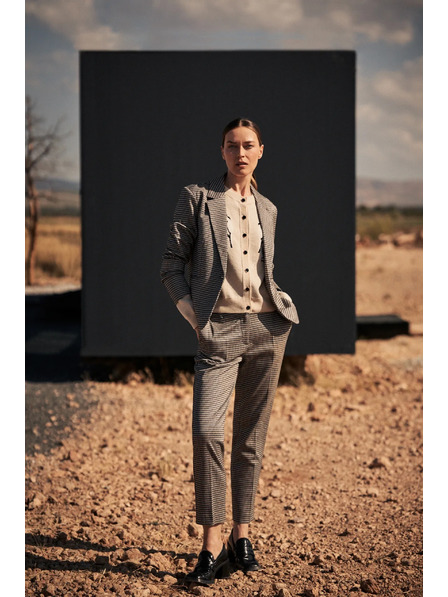 Moodo Bézs gombos pulóver Moodo