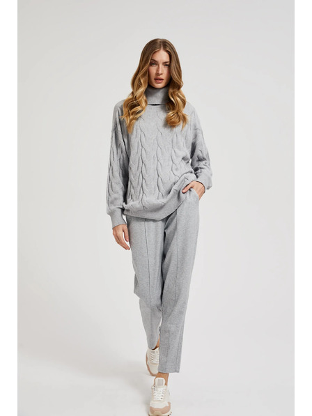 Moodo Szürke garbó díszfonattal Moodo