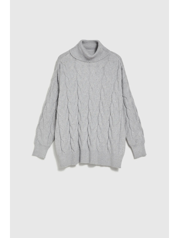 Moodo Szürke garbó díszfonattal Moodo