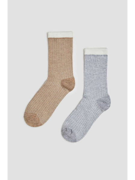 Moodo 2 darabos kétszínű zokni Moodo