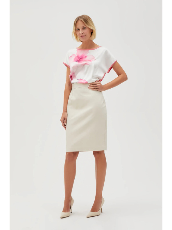 Moodo Bézs ceruzaszoknya Moodo
