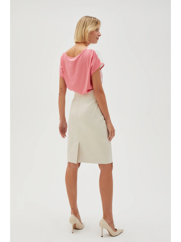 Moodo Bézs ceruzaszoknya Moodo