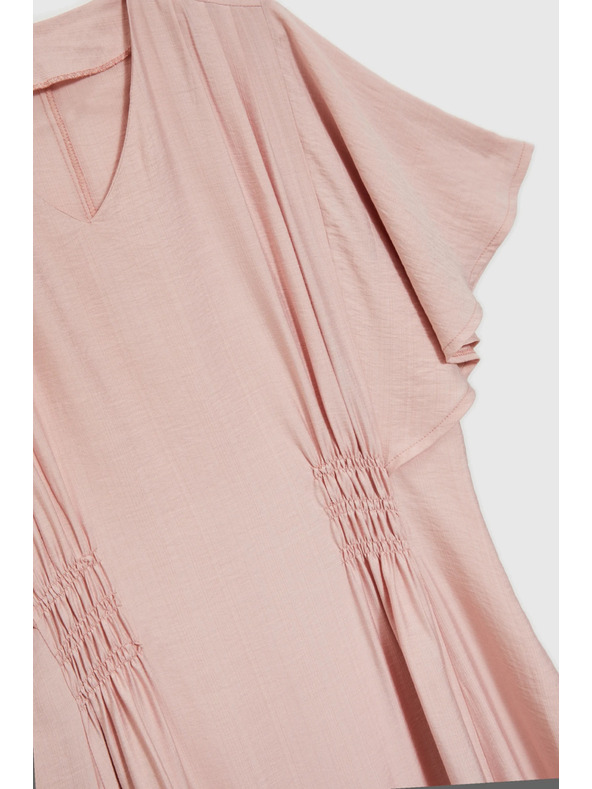 Moodo Rózsaszín midi ruha Moodo