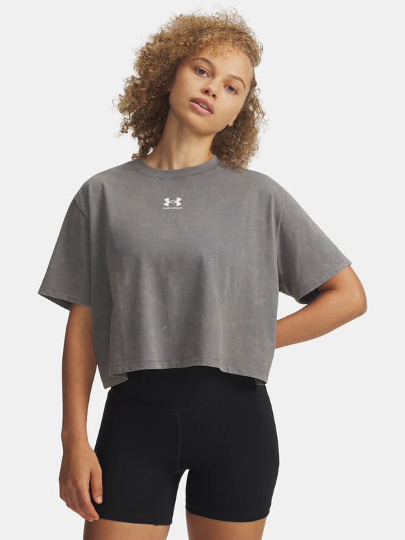 Under Armour Női póló Under Armour UA Rival Boxy Tee Wash