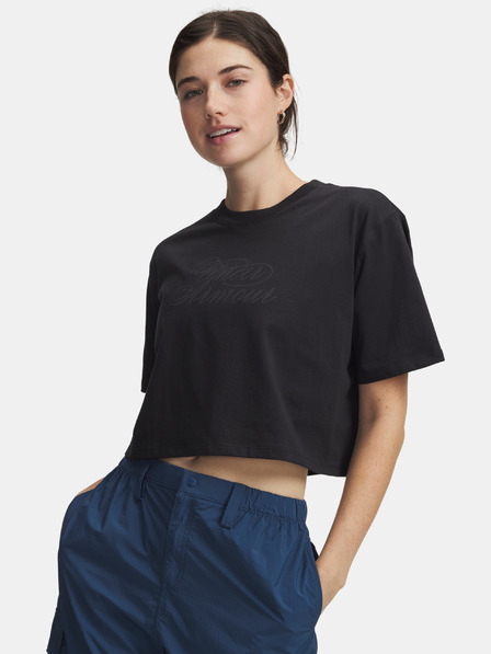 Under Armour Női póló Under Armour UA W SCRIPTHEART CROP SS