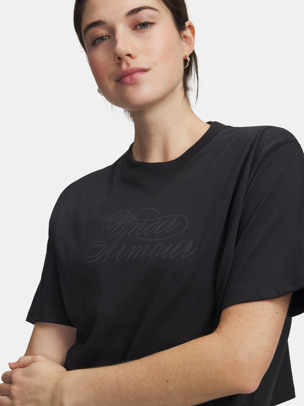 Under Armour Női póló Under Armour UA W SCRIPTHEART CROP SS