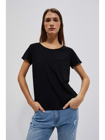 Moodo Fekete női hosszú ing Moodo