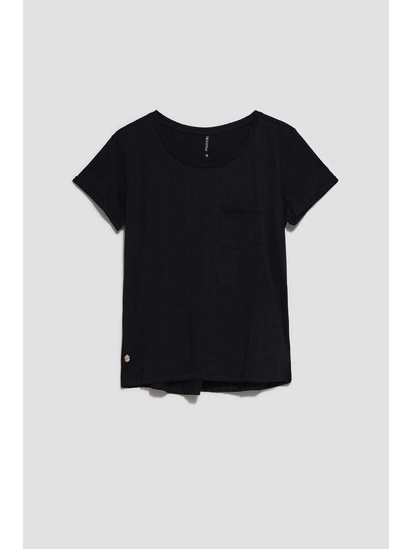 Moodo Fekete női hosszú ing Moodo