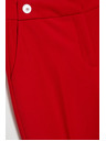 Moodo Piros egyenes nadrág övvel Moodo