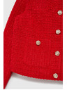 Moodo Moodo Piros gombos kabát