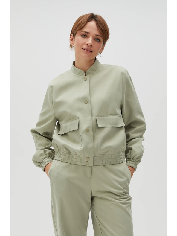 Moodo Világoszöld női kabát Moodo