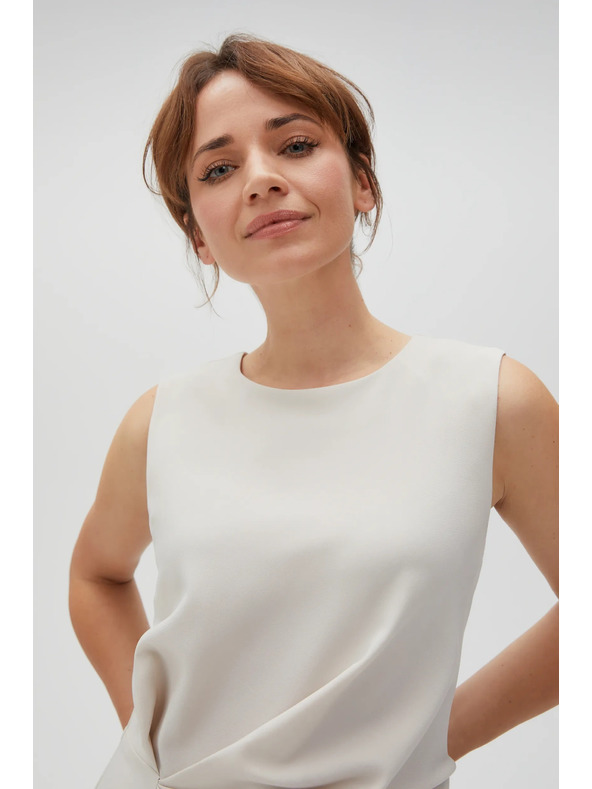 Moodo MOODO bézs színű női ruha