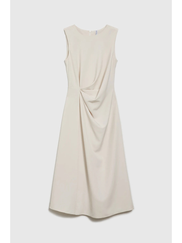 Moodo MOODO bézs színű női ruha