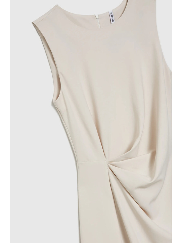 Moodo MOODO bézs színű női ruha