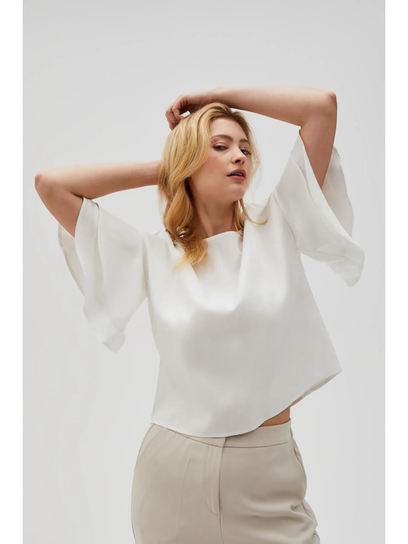 Moodo Women's White T-Shirt Moodo