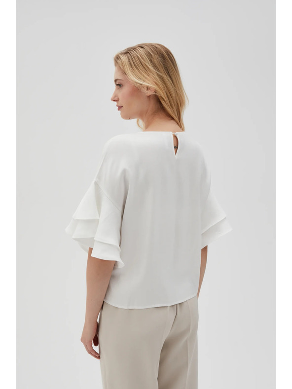 Moodo Women's White T-Shirt Moodo