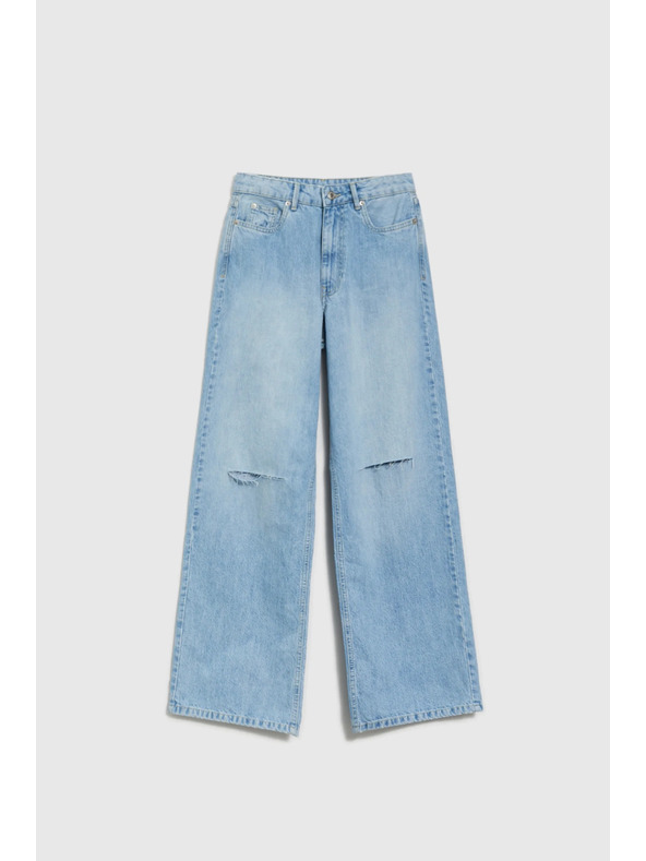 Moodo Kék női szakadt farmer Moodo