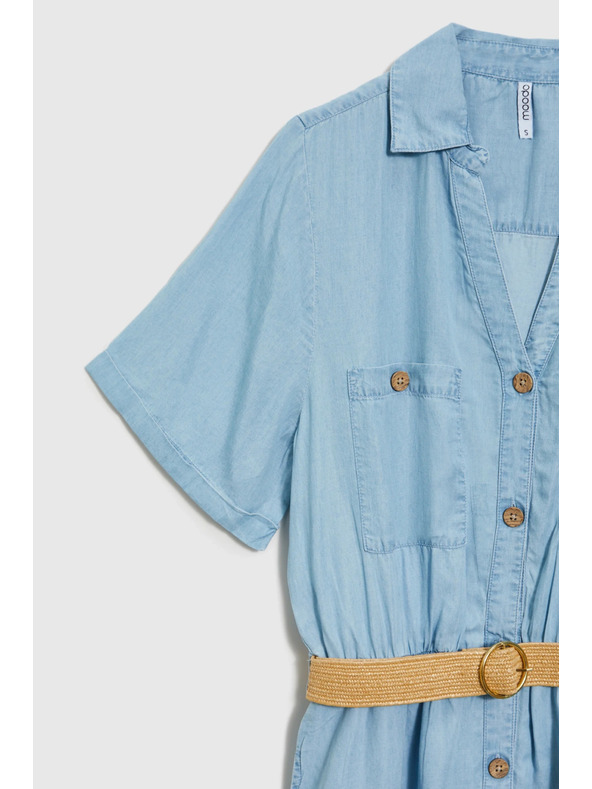 Moodo Kék női pólóruha Moodo