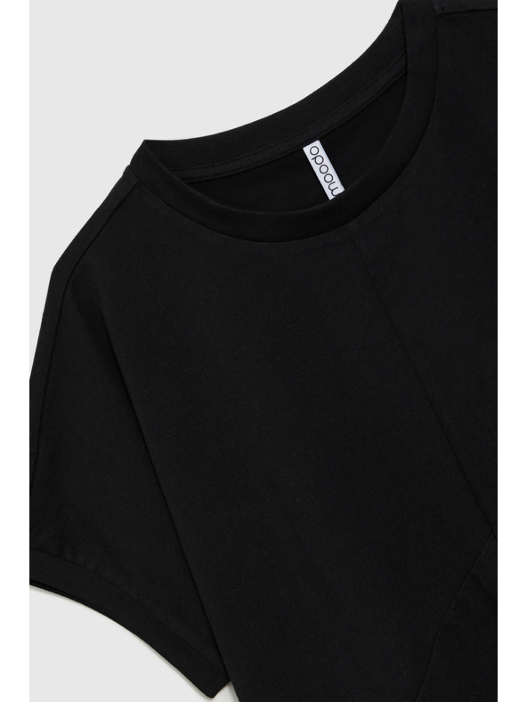 Moodo Fekete női hosszú ing Moodo