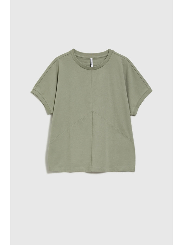 Moodo Khaki Moodo női laza póló