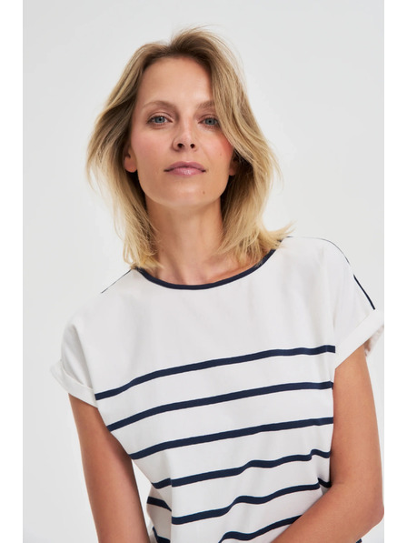 Moodo Sötétkék női póló Moodo