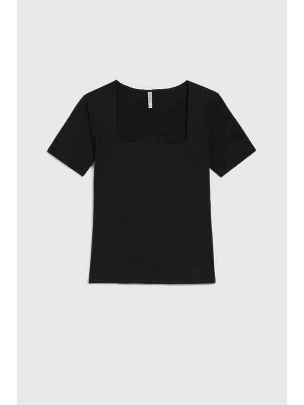 Moodo Fekete női hosszú ing Moodo