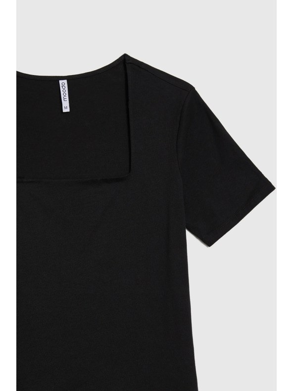 Moodo Fekete női hosszú ing Moodo