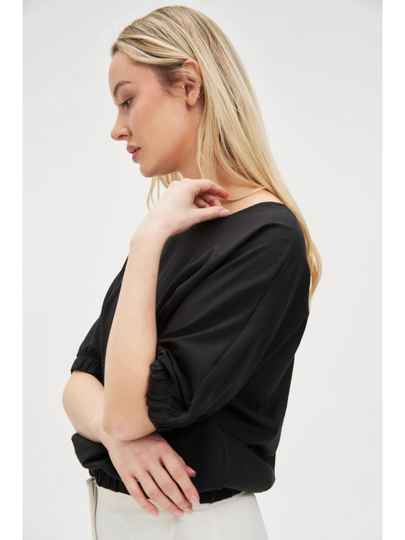 Moodo Fekete Moodo női pamut póló