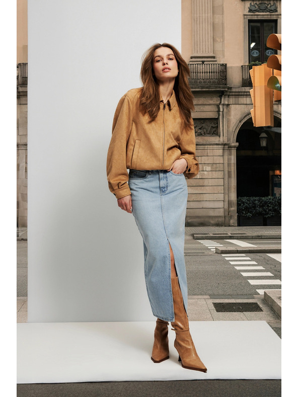 Moodo Bézs női dzseki