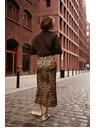 Moodo Moodo leopárd szoknya – barna