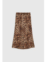 Moodo Moodo leopárd szoknya – barna