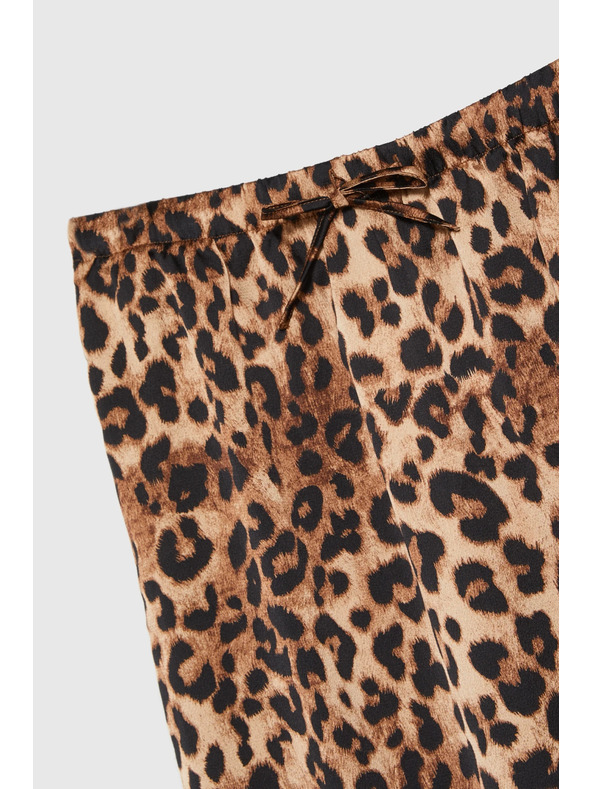 Moodo Moodo leopárd szoknya – barna