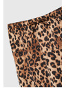 Moodo Moodo leopárd szoknya – barna