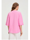 Moodo V-nyakú rózsaszín blúz Moodo