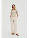 Moodo Bézs pliszírozott nadrág Moodo