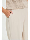 Moodo Bézs pliszírozott nadrág Moodo