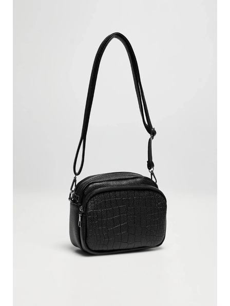 Moodo Kis fekete öko-bőr táska Moodo