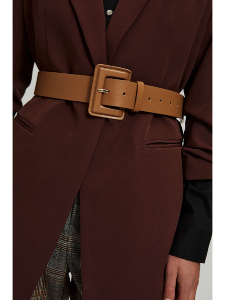 Moodo Moodo sötét bézs széles öv