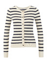 Orsay ORSAY krémszínű női csíkos kardigán