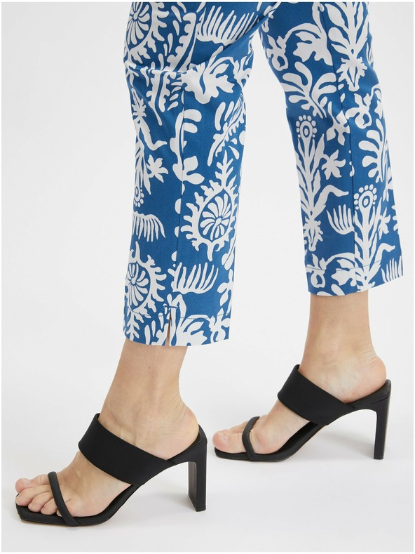 Orsay ORSAY fehér-kék női mintás nadrág