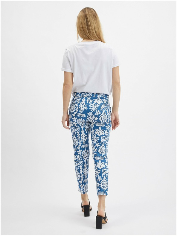 Orsay ORSAY fehér-kék női mintás nadrág