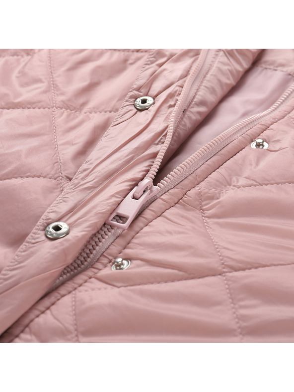 NAX Rózsaszín női NAX Lopena steppelt kabát