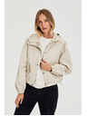Moodo Kabát kapucnival bézs Moodo