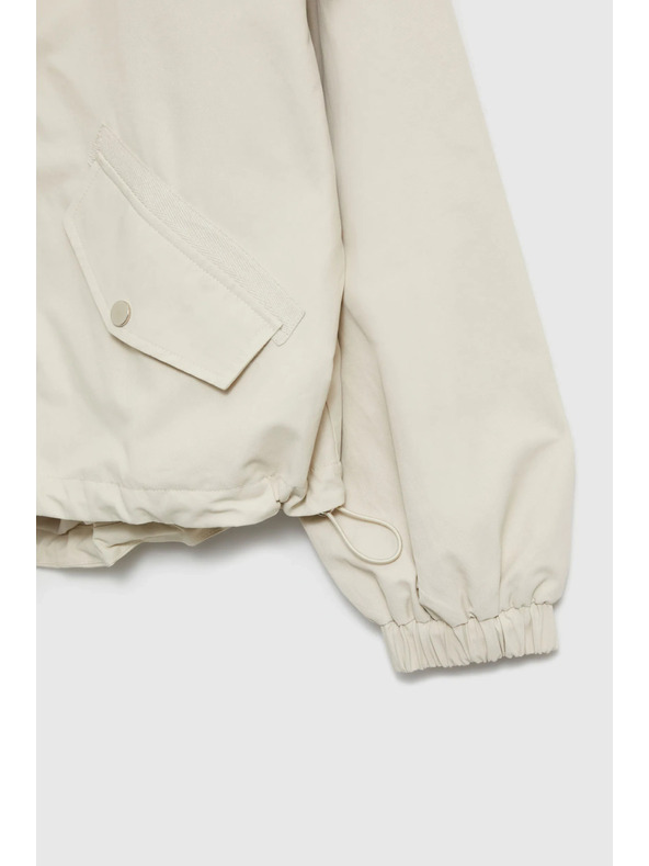 Moodo Kabát kapucnival bézs Moodo