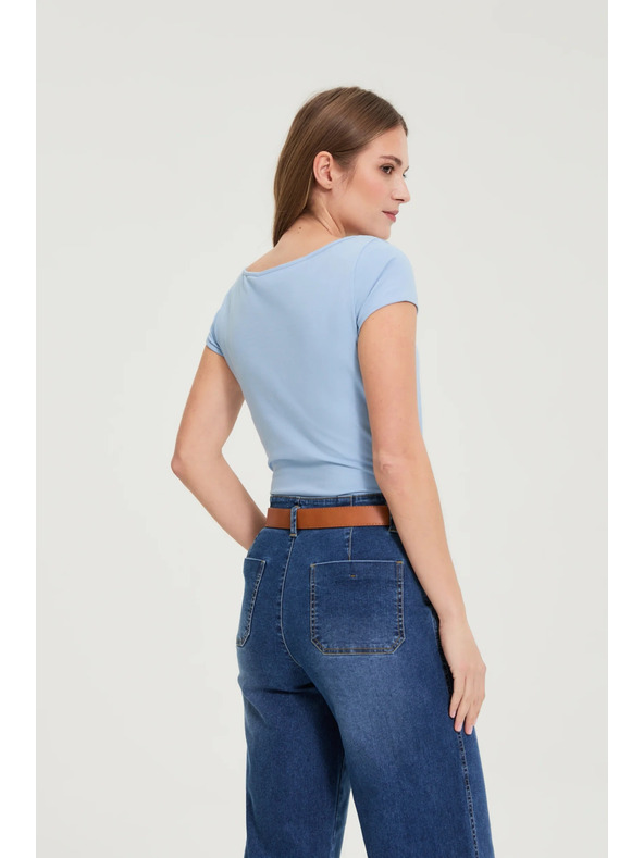 Moodo Pamut póló kék Moodo